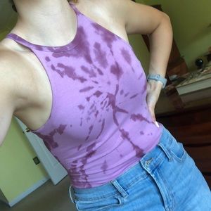 Purple Tie-Dye Bodysuit